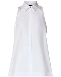 BOSS - A-Line Sleeveless Shirt - Lyst