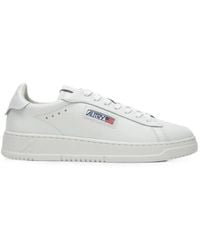 Autry - Dallas Logo-Patch Leather Sneakers - Lyst
