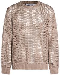 Maison Kitsuné - Open-Knit Jumper - Lyst