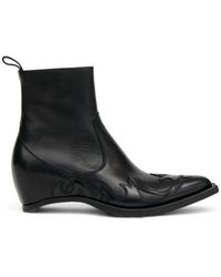 Maison Margiela - Heel-Less Western Flame Boots - Lyst
