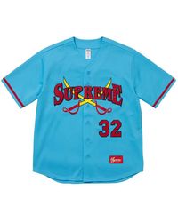 Supreme - Stadium Swords Baseball T-Shirt - Lyst