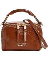 Essentiel Antwerp - Bolso de hombro Bobbi con efecto de cocodrilo - Lyst