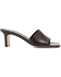 Aeyde - Jessie Square-Toe Sandals - Lyst
