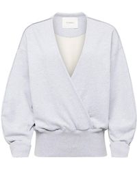 JW Anderson - Rounded Wrap-Front Sweatshirt - Lyst