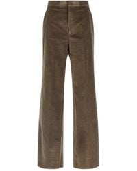 Tagliatore - Corduroy Pleat Trousers - Lyst