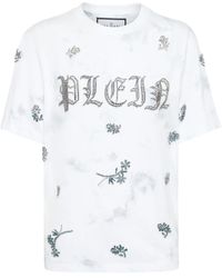 Philipp Plein - Flowers T-Shirt - Lyst