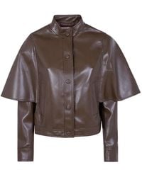Twinset - Cape-Style Button-Up Jacket - Lyst