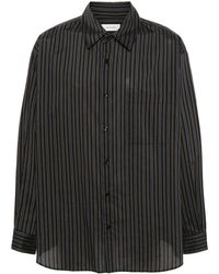 Lemaire - Long-sleeved Striped Shirt - Lyst