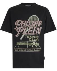 Philipp Plein - Tennis Club Round-Neck T-Shirt - Lyst
