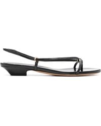 Khaite - Marion Strap Flat Sandal Shoes - Lyst