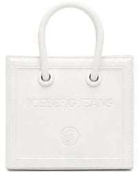 Iceberg - Sac À Main À Logo Embossé - Lyst