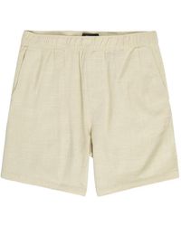 PAIGE - Elijah Elasticated Slub-Texture Shorts - Lyst