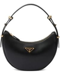 Prada - Borsa a spalla arquÉ in pelle - Lyst