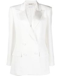 Alberta Ferretti - Blazer de vestir con doble botonadura - Lyst