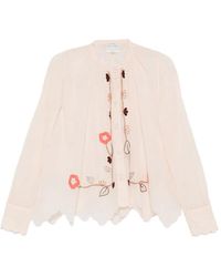 forte_forte - Scalloped-Hem Shirt - Lyst