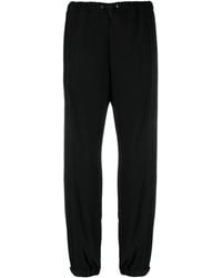 Moncler - Drawstring-waist Slim-fit Trousers - Lyst