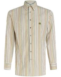 Etro - Stripe-pattern Cotton Shirt - Lyst
