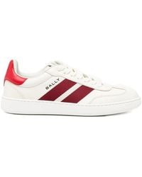 Bally - Striped Lace-Up Trainers - Lyst