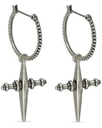 Luv Aj - Orecchini A Cerchio Con Croce - Lyst