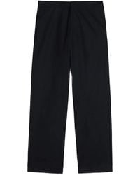 Jil Sander - Back Welt Pockets Cotton Trousers - Lyst