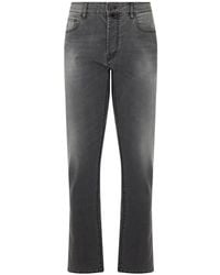 Moorer - Faded Five-Pocket Jeans - Lyst