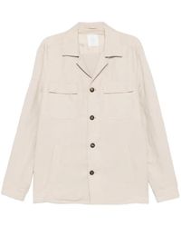 Eleventy - Buttoned Chest-Pocket Overshirt - Lyst