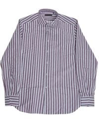 Corneliani - Striped French-Collar Shirt - Lyst