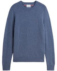 Tommy Hilfiger - Logo-Embroidered Crew-Neck Sweater - Lyst