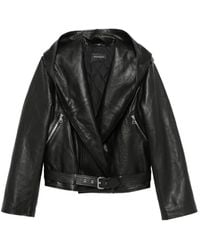 Manokhi - Irina Belted Hooded Jacket - Lyst