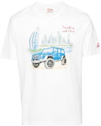 Mc2 Saint Barth - Katoenen T-shirt Met Grafische Print - Lyst