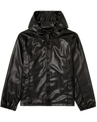 DIESEL - Regular Fit Lined Drawstring Hooded Jacket - Lyst