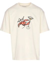 Drole de Monsieur - Graphic-Print T-Shirt - Lyst