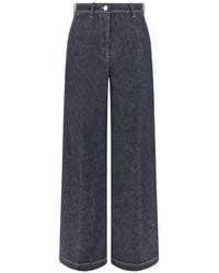 Paul & Shark - Wide-Leg Jeans - Lyst