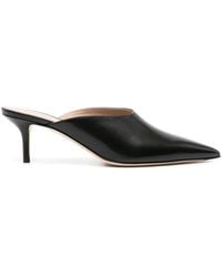 SCAROSSO - Laura 60Mm Leather Mules - Lyst
