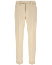 Department 5 - Pleated Logo-Patch Trousers - Lyst