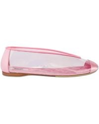Moschino - Semi-Sheer Ballet Flats - Lyst