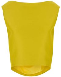 Balenciaga - Cady Sleeveless Blouse - Lyst