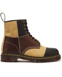 Dr. Martens - 1460 Veterlaarzen Met Patchwork - Lyst