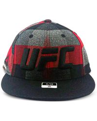 Reebok - X Ufc Buffalo Plaid Flannel Cap - Lyst
