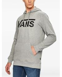 Vans - Logo-Print Kangaroo-Pocket Hoodie - Lyst