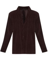 Homme Plissé Issey Miyake - Pleated Notch-Lapel Jacket - Lyst