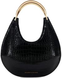 Elisabetta Franchi - Medium Crocodile-Embossed Shoulder Bag - Lyst