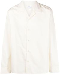 Filippa K - Notched-collar Long-sleeve Shirt - Lyst