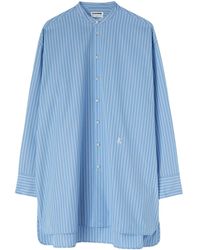 Jil Sander - Sunday Striped Cotton Shirt - Lyst