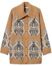 Twinset - Cardigan En Laine Mélangée À Motif Jacquard - Lyst