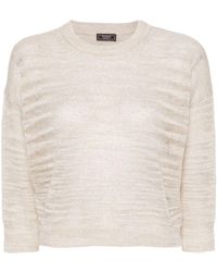 Peserico - Striped Knitted Top - Lyst