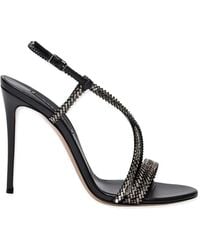 Casadei - Josephine Crystal-Embellished Sandals - Lyst