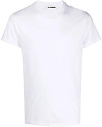 Jil Sander - Crew-neck T-shirt White - Lyst