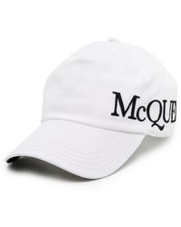 Alexander McQueen - Baseball Hat With Mcqueen Embroidery - Lyst
