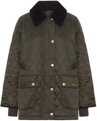 Barbour - Quilted Corduroy-Collar Jacket - Lyst